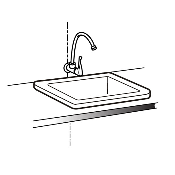 CTM Kenya - COTTO Dhobi White Drop-In Basin - 620 x 480 x 255mm